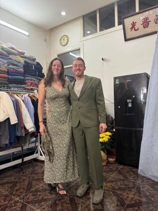 Clothes made at Eli Clothshop, photo by a customer (Devin Campisi)