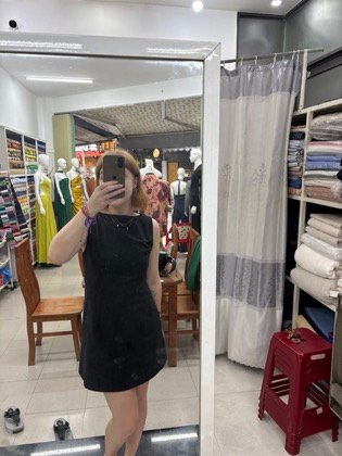 Clothes made at Emy Custom Tailor, photo by a customer (Cajsa J)