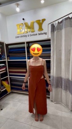 Clothes made at Emy Custom Tailor, photo by a customer (Sara Lobato Moreno)