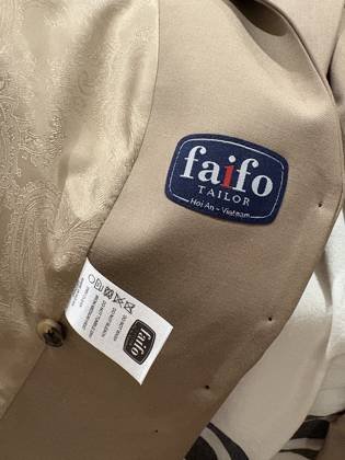 Clothes made at Faifo Tailor Viet Nam, photo by a customer (Camila Salcedo)