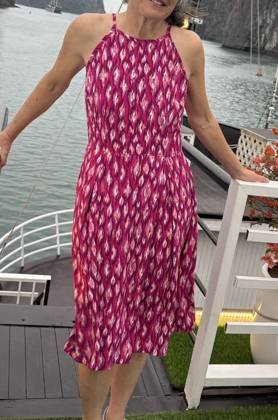 Clothes made at Feelingsilk, photo by a customer (Rachel B)