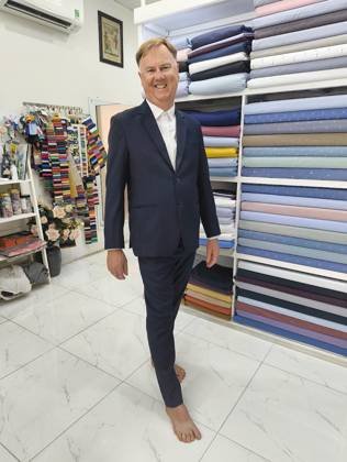 Clothes made at FiFi Tailors, photo by a customer (Paul Murnane)