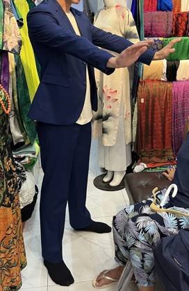 Clothes made at Fit & Fashion Tailors, photo by a customer (Samuel Olejniczak)