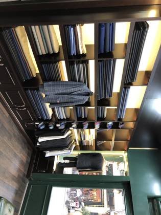 Clothes made at Gentlemen Bespoke Tailor Shop, photo by a customer (Tasos Droulias)