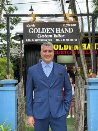 Clothes made at Golden Hand Custom Tailor, photo by a customer (Alberto Gialluca Palma)