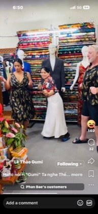 Clothes made at Gumi GM Tailor, photo by a customer (jheichel1)