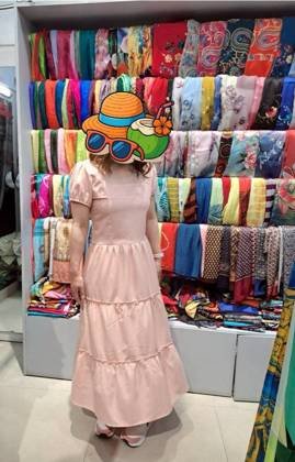 Clothes made at Hanoi Silk Art, photo by a customer (りんご)