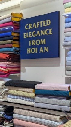 Clothes made at Heritage Tailor, photo by a customer (OliveG)
