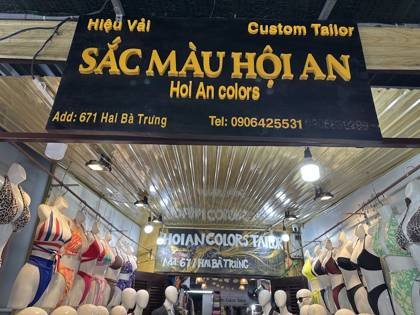 Clothes made at Hoi An Colors tailor, photo by a customer (Mr. Jo)