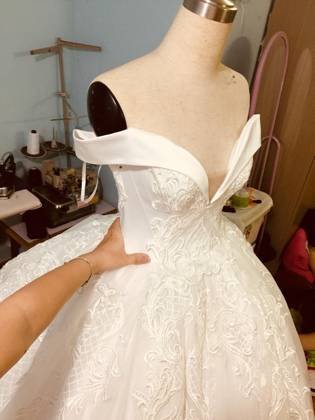 Clothes made at Jade Hanoi Tailor, photo by a customer (Ly Ngọc Mai)