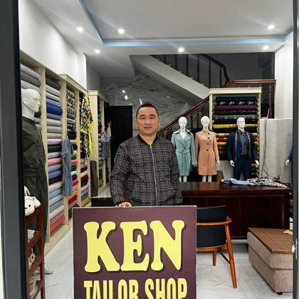 Clothes made at Ken tailor, photo by a customer (Jonas B)