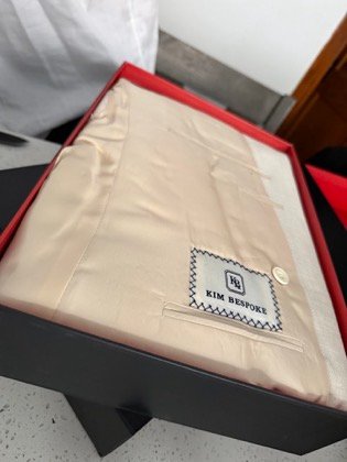 Clothes made at Kim Bespoke, photo by a customer (Roni Facen)