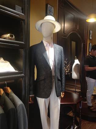 Clothes made at Kingsman Bespoke Tailoring, photo by a customer (Hữu Phúc Tăng)