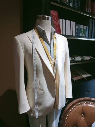 Clothes made at Kingsman Bespoke Tailoring, photo by a customer (Sales VNS)