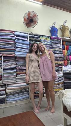 Clothes made at LaMy Tailor, photo by a customer (Ryland Daoust)
