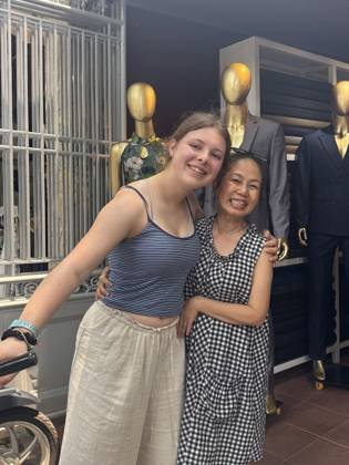 Clothes made at Line Tailor Hoi An, photo by a customer (Heather Chuter)