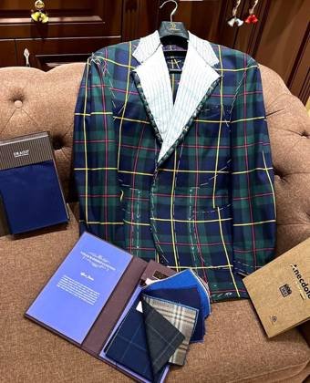 Clothes made at Lodina Bespoke, photo by a customer (Thảo Nguyễn)