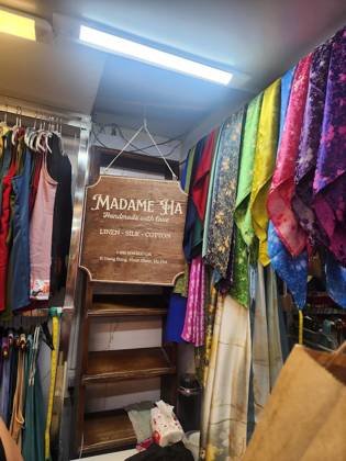Clothes made at Madame Ha Handmade, photo by a customer (Bianca A)
