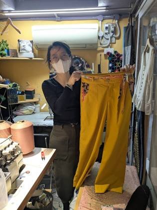 Clothes made at May, photo by a customer (Melanie Fifield)