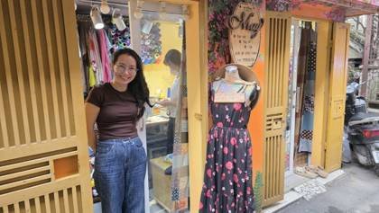 Clothes made at May, photo by a customer (I Deejay)