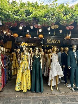 Clothes made at Maya Tailor Hoi An, photo by a customer (Lori Blackburn)