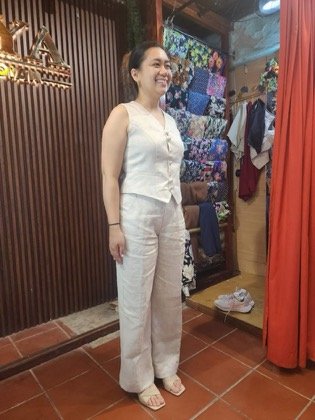 Clothes made at Maya Tailor Hoi An, photo by a customer (Stephanie Fermin)