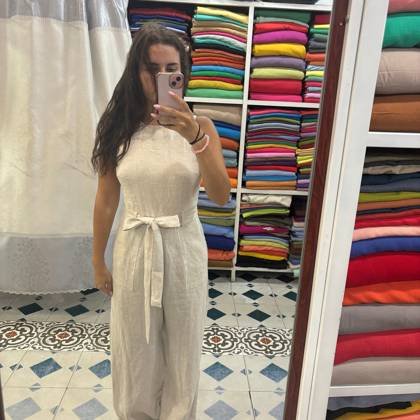 Clothes made at Milan Linen Clothings & Custom Tailoring, photo by a customer (Aisling C)