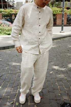 Clothes made at Milan Linen Clothings & Custom Tailoring, photo by a customer (T Nguyen)
