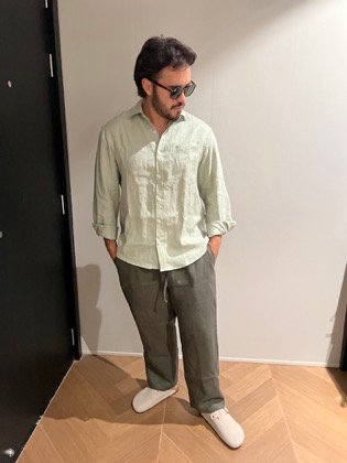Clothes made at Milan Linen Clothings & Custom Tailoring, photo by a customer (Stephen Real)
