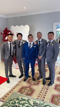 Clothes made at Minh Chau Bespoke, photo by a customer (AD THO)