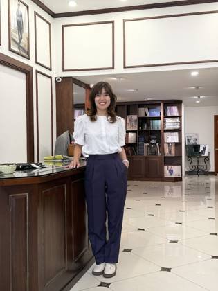 Clothes made at MINH QUANG Hanoi, photo by a customer (Trang Nguyễn)