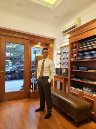 Clothes made at Minh Tailor, photo by a customer (Fadhly Effandi)