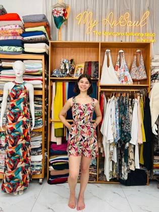 Clothes made at My AnSoul Tailor Hoi An, photo by a customer (Julia Kobic)