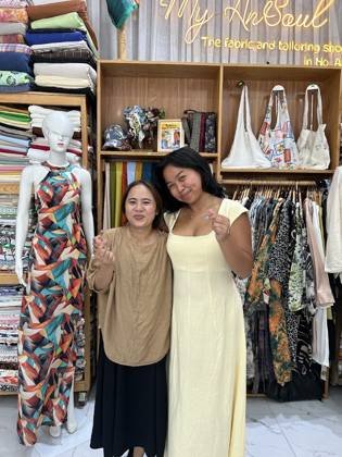 Clothes made at My AnSoul Tailor Hoi An, photo by a customer (nur halizar)