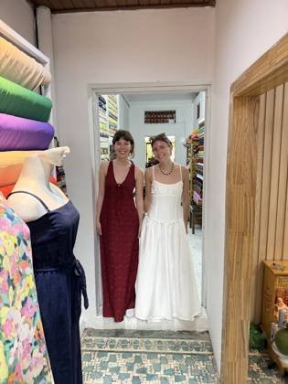 Clothes made at Na Unique Tailor Clothes, photo by a customer (Rose)