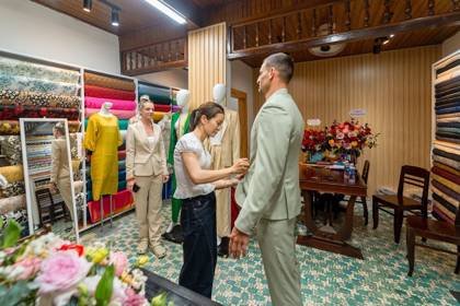 Clothes made at Na Unique Tailor Clothes, photo by a customer (Huỳnh Khanh)