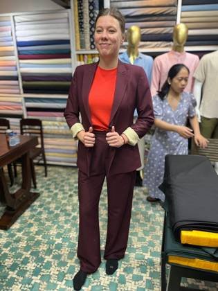 Clothes made at Na Unique Tailor Clothes, photo by a customer (Ella Stephens)