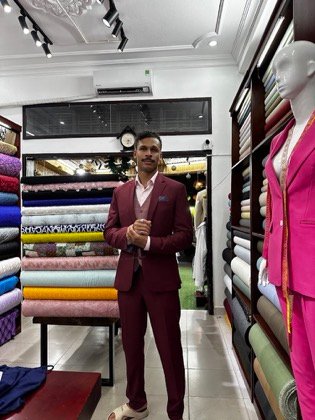 Clothes made at Nathan Tailors Hoi An, photo by a customer (Malcom Jamin)