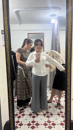 Clothes made at Nathan Tailors Hoi An, photo by a customer (Erin Lu)