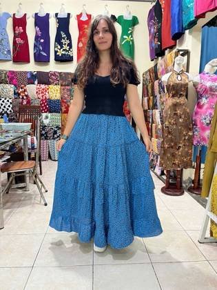 Clothes made at Nga 328 Tailor, photo by a customer (Gabriela León Rodríguez)