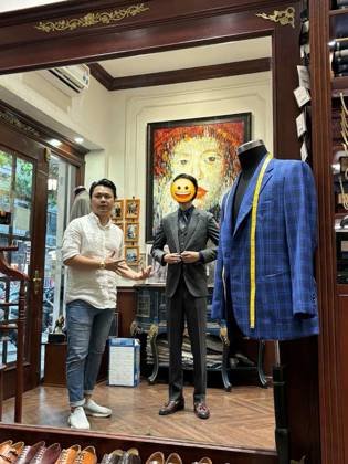 Clothes made at Ngo Minh Tailor Hanoi, photo by a customer (Hugo He)