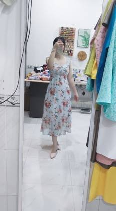 Clothes made at Nhà may Diệu, photo by a customer (Hồng Tươi Lê Thị)
