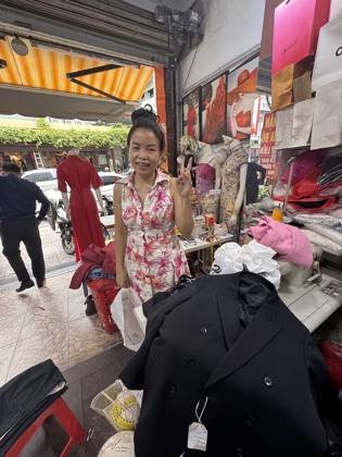 Clothes made at Nhà May Thịnh, photo by a customer (Yan Yang Lui)