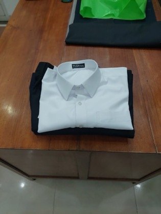 Clothes made at Nhà May Tuấn, photo by a customer (Hoài Nam Trần)