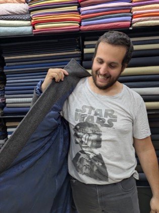 Clothes made at Nhat Silk Tailor Hoi An, photo by a customer (Audrey Caraud)