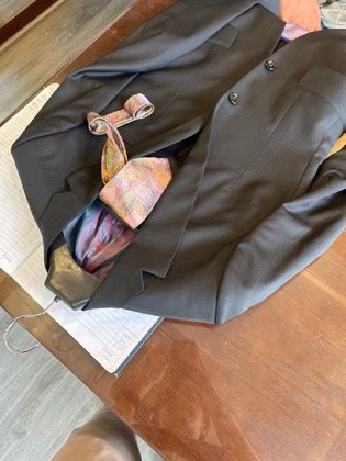 Clothes made at Nhut Bespoke Tailor, photo by a customer (Zach Ng)