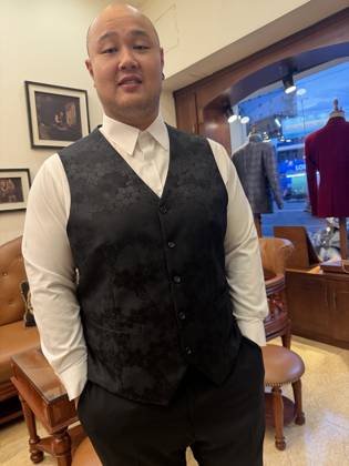 Clothes made at Nhut Tailor, photo by a customer (Yen My Dang)
