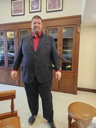 Clothes made at Nhựt Tailor, photo by a customer (Jackson Thomas)