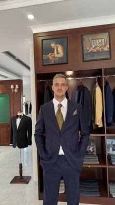Clothes made at Nhựt Tailor, photo by a customer (Melissa Chng)