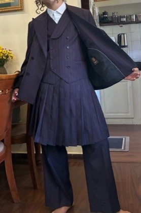 Clothes made at Nhut Tailor, photo by a customer (Keb Barshack)